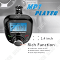 Miniatyrbillede 3 af 4: TD® KIT Universel LCD-skærm Bluetooth til bil - Trådløs handsfree transmitter med MP3-opkald og hurtiglading