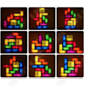 Miniatyrbild 4 av 4: TD® Tetris lampdesign, designgåva Dekorativ lampa för sovrum, kontor, vardagsrum dekoration ljusstyrka flerfärgad design