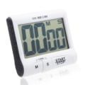 Miniatyrbild 1 av 4: TD® multifunktionell vit digital timer/kökstimer stor display, elektronisk nedräkningspåminnelse (99 min 59 sek)
