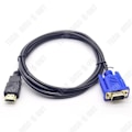 Miniatyrbillede 1 af 4: TD® Konverterkabel HDMI til VGA 1,8 m kabeladapter