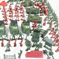 Miniatyrbild 2 av 4: TEMPSA KIT 307st Soldater Army Tank Barnleksak Julklapp Miniatyrmodell