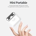 Miniatyrbillede 2 af 4: Bærbar TD® printer Engelsk version Hvid + 10 ruller termisk papir Etikette Foto Bluetooth lommeskrivning