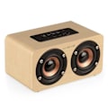 Pikkukuva 1 / 4: TD® Bluetooth Hi-fi - Puinen Keltainen Vintage Retro Äänentoistin Musiikkikaiutin Akku