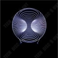 Miniatyrbillede 4 af 4: TD® 3D Optisk LED Nattlampe 3D LED Nattlys Hallucination Abstrakt Den Anden Form med 7 Farver Lys til Dekorationslampe
