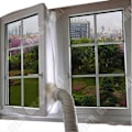 Miniatyrbillede 3 af 4: TD® Tætningsbånd til vindue til portabel airconditioner, slange til mobil airconditioner, vinduesdæksel, tætningsdeflektor