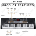 Miniatyrbillede 3 af 4: TD® Standard keyboard med 61 tangenter, keyboard til begyndere, standard keyboard, voksen, barn, fremmer forholdet mellem forældre og barn og ac