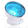 Miniatyrbillede 1 af 4: TD® Søvnassistance Lampe Musikprojektion Lampe Oceanbølge Atmosfærlampe Ekstern højttaler US