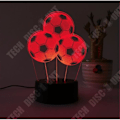 Miniatyrbillede 2 af 4: TD® 3D Lampe Illusion Optisk Led Natlampe 3D Led Natlampe Bold Fodbold Lampe 7 Farvet Gradient Berøringsfølsom Kreativ
