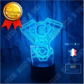 Miniatyrbillede 1 af 4: TD® Farve 3D natlampe dekorationskamera