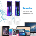 Pikkukuva 2 / 4: TD® VESIHEGEPYHIN KAIUTIN BLUETOOTH MP3 USB KANNETTAVA LED-VALAISU LED-KAIUTIN Handsfree-sarjan ja integroidun mikrofonin kanssa