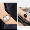 Miniatyrbillede 3 af 4: TD® Quartz Armbåndsure Casual og Business Series Mesh bælteur gave til mænd 25385