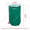 Miniatyrbillede 2 af 4: TD® Regnvandssamler 250L bilvaskebucket havevandssamlingsspand foldbart multifunktionelt udendørs
