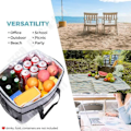 Miniatyrbillede 4 af 4: TD® Isoleret opbevaring fødevarer køletaske strand vandreture Portable 30L frokost strand picnic camping grill