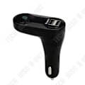 Miniatyrbillede 2 af 4: TD® Biltransmitter - Bilkit MP3 musikafspiller Trådløs FM transmitter Bluetooth Radio & USB oplader Sort