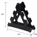 Pikkukuva 2 / 5: 3-tason painonnoston teline - Tech Discount - 13 kg tuki - Kestävä materiaali - Musta