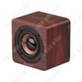 Pikkukuva 1 / 4: TD® Langattomat Bluetooth-kaiuttimet, puupinta, kannettava subwoofer, luova neliö, mini retro-kaiutin