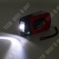 Miniatyrbild 4 av 4: TD® Multifunktionell Bärbar LED-lampa - Bärbar Solar Handvev Radio AM - FM - Väderradio Solar LED-högtalare