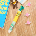 Miniatyrbillede 2 af 4: Kuglepenne ti farver - TD® - Tegneserie - Multifarvet - Fed blæk Flerfärgad