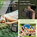 Pikkukuva 4 / 4: Bluetooth-kaiutin TD® 10 tuntia soittoaikaa 8x8x6,5cm vastaanottamatka 10 metriä musta kannettava bluetooth-kaiutin