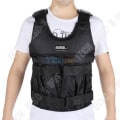 Miniatyrbillede 4 af 4: TD® Vest til Vægttræning Max 20 kg/ Træningsvest/ Justerbar sort vest Sandt Tøj