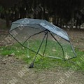 Miniatyrbillede 2 af 4: TD® Transparent paraply Automatisk regnparaply til kvinder og mænd beskyttelse mod regn diameter 93 cm