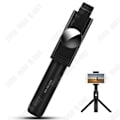 Miniatyrbild 1 av 4: TD® Bluetooth selfie stick mobiltelefon hållare horisontell fotografering universal vertikal fotografering stativ