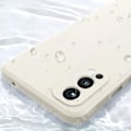 Pikkukuva 2 / 4: TD® Pour Oneplus nord 2 Rubikin kuutio nestemäinen ohut reikä silikonipuhelinrasia, suora reuna plus suojauskotelo kaikki komp