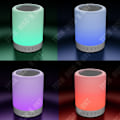 Pikkukuva 4 / 4: TD® Audio Bluetooth LED-näyttö yövalo 7 väriä Yövalo yöpöydälle Ulkokäyttöön suunniteltu telttakaiutin Bluetooth-kaiutin