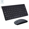 Pikkukuva 1 / 4: Langaton näppäimistö ja hiiri - QWERT INN® - Mini - 1200 DPI - QWERTY - Ultra-ohut