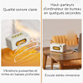Miniatyrbild 3 av 4: TD® Bluetooth trådlös multimediahögtalare 10 Watt Musikkompatibel PC smartphone Iphone Android ljudkvalitet multifunktion