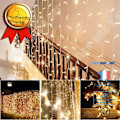 Miniatyrbillede 4 af 4: TD® Gardin lys LED lys himmel fyldt med stjerner 3 * 3 meter dekorative lys bryllup jul jule lys kæde