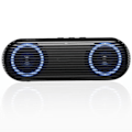 Miniatyrbillede 1 af 4: TD® Bærbar Mini trådløs Højttaler Port USB Kort TF læser Bluetooth Stereo Højttaler med to højttalere: sort