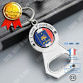 Miniatyrbillede 1 af 4: TD® Coupe d'Europe fans nøgleholder fodboldsamling souvenirs nationalt hold emblem nøgleholder proptrækker cad