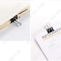 Miniatyrbillede 4 af 4: TD® 48 stk Mini Papir Klips Binder Clips i metal 25mm - Papir fastgørelsesklips