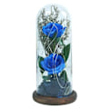 Miniatyrbillede 1 af 4: Evighedsblomst - TD® - Rose - Glas - Træ - Lysdekoration
