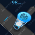 Miniatyrbillede 4 af 4: TD® Automatiske fingeraftrykslås til hjemmet, tyverisikret, elektronisk lås med smart adgangskode.