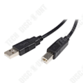 Miniatyrbild 4 av 4: TD® USB A till USB B 2.0-kabel Höghastighetsdataöverföring kringutrustning Laddning Dela multimediahårddiskar Anslutning