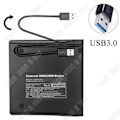 Pikkukuva 2 / 4: TD® Brossé neutre USB3.0 DVD-asema kannettava universaali ulkoinen USB DVD-kirjoitin pop-up ulkoinen optinen levysoitin