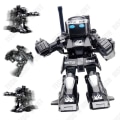 Miniatyrbillede 1 af 4: TD® 2.4G fjernbetjent robot boks med tryksensor sort, intelligent robotmodel legetøj USB opladning fjernbetjent legetøj til børn