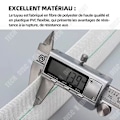 Pikkukuva 4 / 4: TD Litteä Letku 32mm valkoinen PVC Pituus 20 metriä purkuletku Litteä purkuletku Pumpun litteä letku joustava letku
