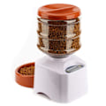 Miniatyrbild 4 av 4: Automatisk matautomat - LCC® - 5,5L - Programmerbar - Vit - För husdjur Vit