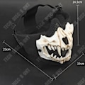 Miniatyrbild 4 av 4: TD® Fang Mask, Hörselskydd, Utomhusriddräkt, Skelett, Funny Halloween Utrustning Set
