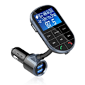 Miniatyrbillede 1 af 4: TD® BC37 Bluetooth bil mp3 transcontinental til u-disk kort Bluetooth handsfree telefon stor skærm bil afspiller