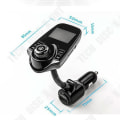 Miniatyrbillede 3 af 4: Bluetooth-sender - TD® - MP3 USB-oplader - Stort 1,3 tommer skærm - Spilletid 1000 timer - Hurtig opladning