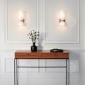 Miniatyrbillede 4 af 4: CONFO® Applikation i glas kreativ personlighed moderne enkelhed nordisk stil soveværelse natbord designer kunst gang korridor