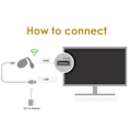 Pikkukuva 4 / 4: Langaton WiFi-näyttödongle HDMI TD® HD 1080P Helppo yhteys WiFi-näytönjakovastaanotin mini-näytölle