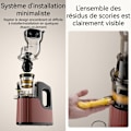 Miniatyrbillede 2 af 4: Citruspresser - INN® - 350W - Rustfrit stål - Multifunktionel - 48 omdrejninger/minut