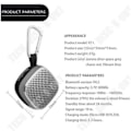 Miniatyrbillede 2 af 4: TD® Bluetooth-højttaler til bil - Bærbar højttaler - Mobil højttaler - Bluetooth-højttaler i grå argent.
