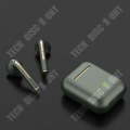 Miniatyrbillede 3 af 4: TD® Trådløse Bluetooth in-ear høretelefoner Binaural Touch kontrol Ren sort