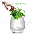 Miniatyrbild 2 av 4: TD® Blomkruka inomhus utomhus vit musikalisk bluetooth-ljushögtalare nattlampa trådlös magisk smart multifunktion
